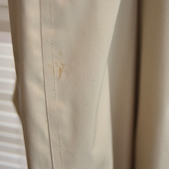 Vintage Christian Dior Trench Coat double breasted 46R - Picture 2 of 16